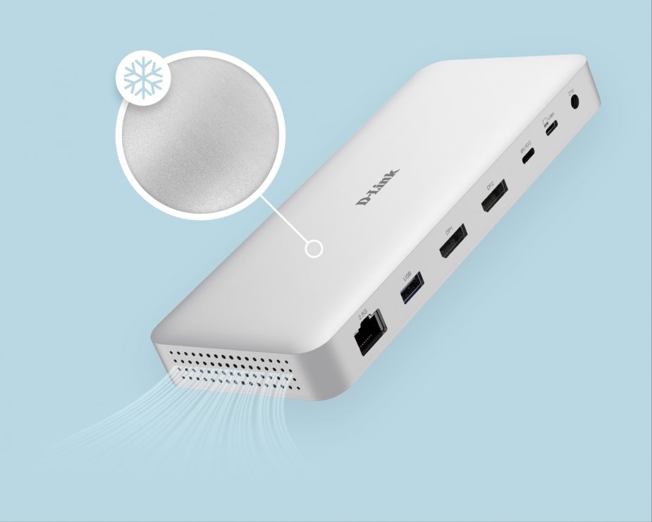 Imagine Docking station USB type C la 2 x Displayport/3 x USB-A/3 x USB-C/LAN 2.5, D-LINK DUF-901